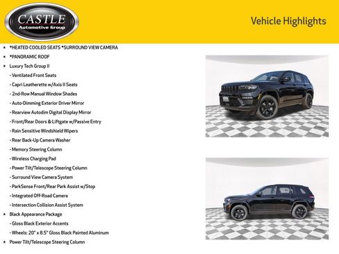 New 2025 Jeep Grand Cherokee Limited w/ Luxury Tech Group II image 3