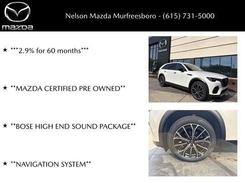 Certified 2025 MAZDA CX-70 Plug-In Hybrid w/ Premium Pkg AWD/4WD image 32