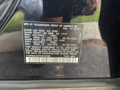 Used 2026 Volkswagen Atlas SEL Premium R-Line AWD/4WD image 27