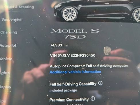 Used 2017 Tesla Model S 75D AWD/4WD image 28