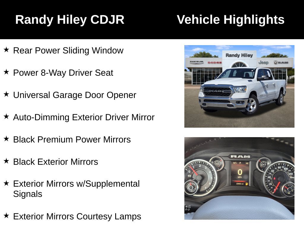 Used 2022 RAM 1500 Big Horn RWD image 10