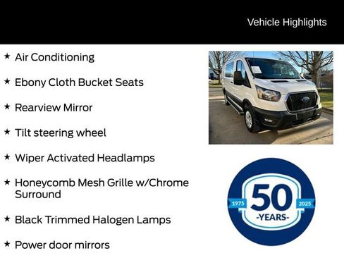 Certified 2024 Ford Transit 250 Low Roof w/ Exterior Upgrade Package image 11
