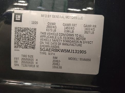 Used 2021 Buick Enclave Essence w/ Sport Touring Edition FWD image 33