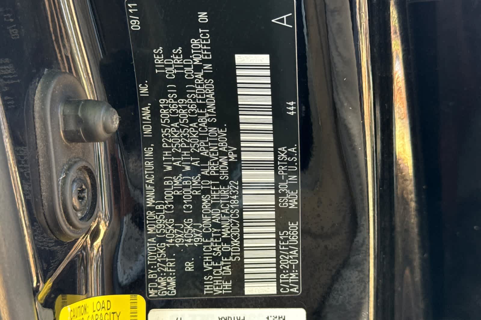 Used 2012 Toyota Sienna SE FWD image 29
