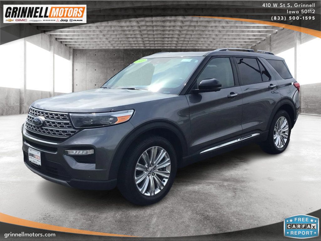 Used 2022 Ford Explorer Limited w/ Equipment Group 301A AWD/4WD image 1