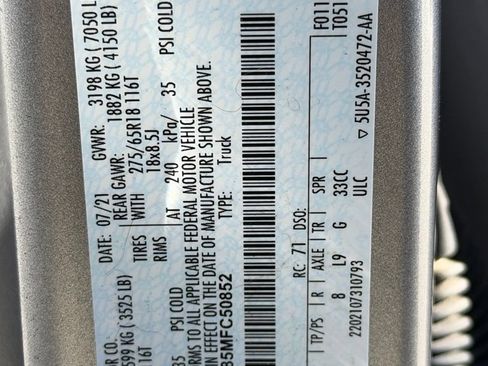 Used 2021 Ford F150 Lariat w/ Equipment Group 502A High AWD/4WD image 36