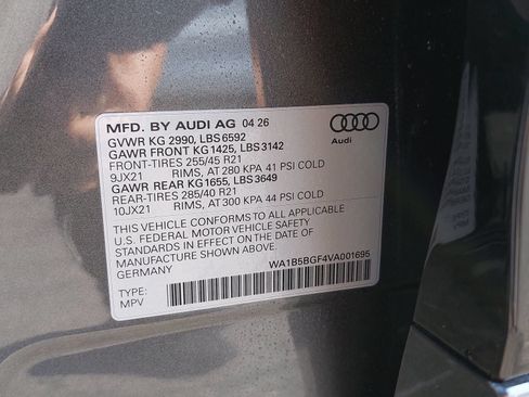 New 2027 Audi SQ6 e-tron Premium Plus AWD/4WD image 40