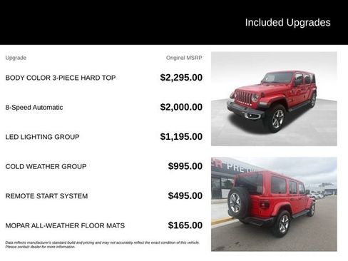 Used 2020 Jeep Wrangler Unlimited Sahara w/ LED Lighting Group AWD/4WD image 8