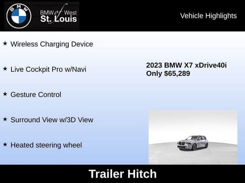 Used 2023 BMW X7 xDrive40i w/ Premium Package image 79