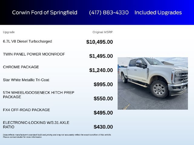 Used 2024 Ford F350 King Ranch w/ Chrome Package AWD/4WD image 6