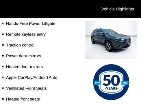 Certified 2021 Jeep Cherokee Limited w/ Elite Package AWD/4WD image 8