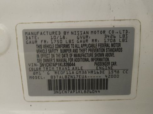 Used 2019 Nissan Versa SV FWD image 33