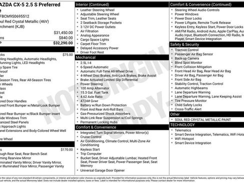 New 2025 MAZDA CX-5 AWD 2.5 S w/ Preferred Package image 26