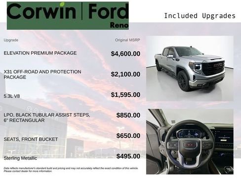 Used 2025 GMC Sierra 1500 Elevation w/ Elevation Premium Package image 3