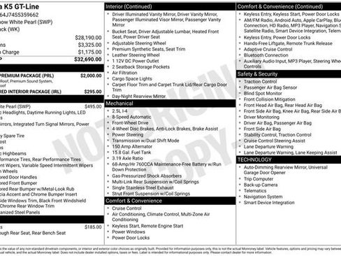 Certified 2025 Kia K5 GT-Line w/ GT-Line Premium Package image 25