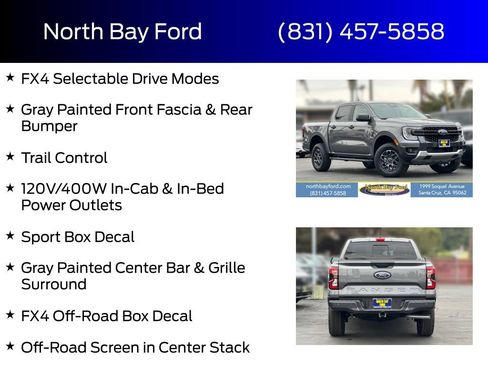 New 2025 Ford Ranger XLT w/ Equipment Group 301A High AWD/4WD image 16