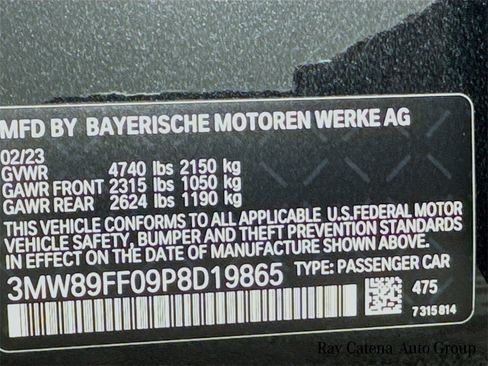 Certified 2023 BMW 330i xDrive Sedan w/ Premium Package image 34