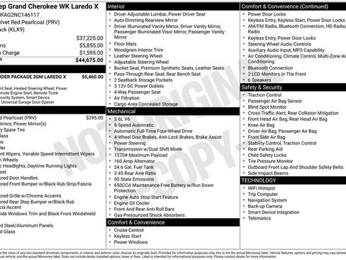 Certified 2022 Jeep Grand Cherokee Laredo X AWD/4WD image 45