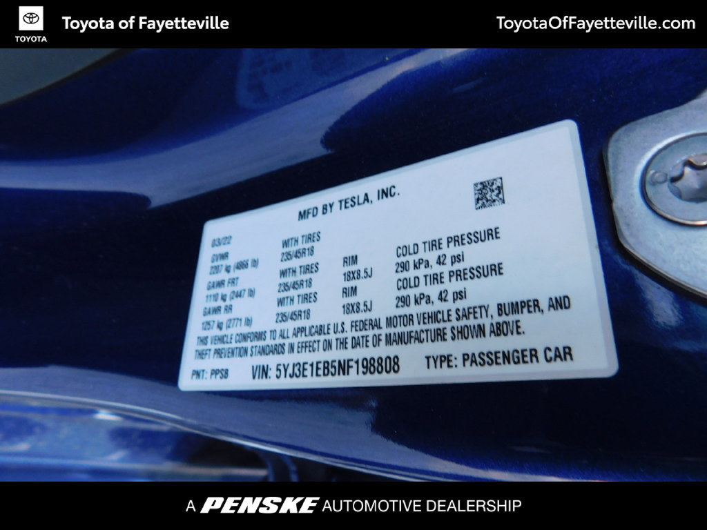 Used 2022 Tesla Model 3 Long Range AWD/4WD image 9