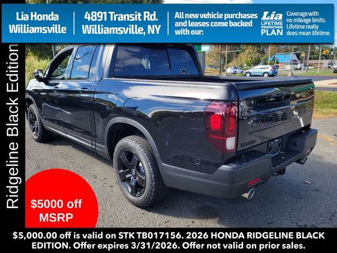 New 2026 Honda Ridgeline Black Edition image 7