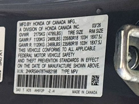 New 2026 Honda CR-V EX-L image 25