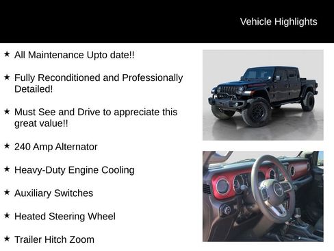Used 2023 Jeep Gladiator Rubicon w/ Cold Weather Group image 21