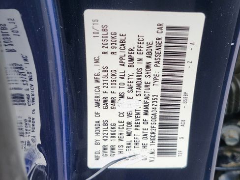 Used 2016 Honda Accord Sport image 29