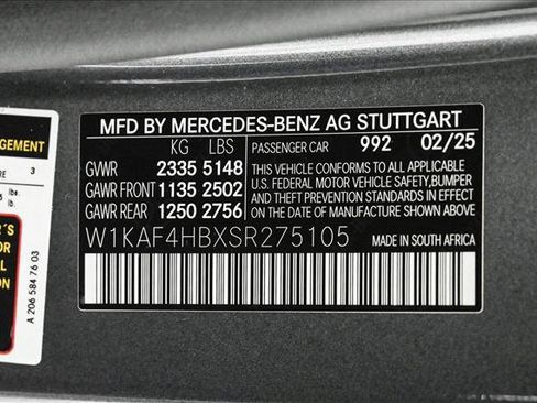 Certified 2025 Mercedes-Benz C 300 4MATIC Sedan image 27