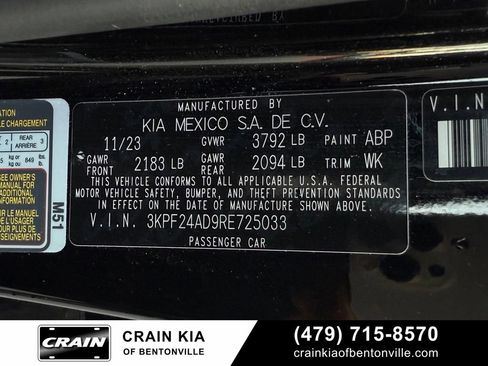 Certified 2024 Kia Forte LXS FWD image 34