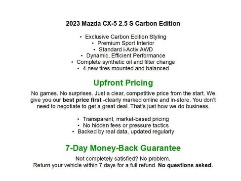 Used 2023 MAZDA CX-5 Carbon Edition AWD/4WD image 1