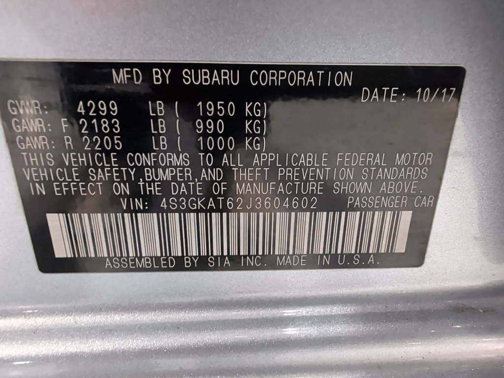 Used 2018 Subaru Impreza 2.0i Limited AWD/4WD image 3