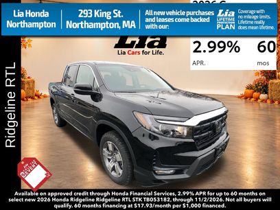 New 2026 Honda Ridgeline RTL