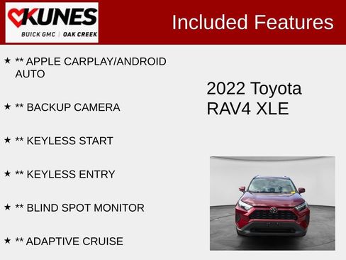 Used 2022 Toyota RAV4 XLE w/ Convenience Package AWD/4WD image 2