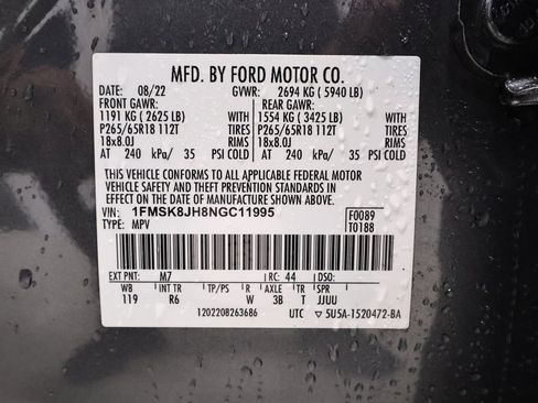 Certified 2022 Ford Explorer Timberline image 50