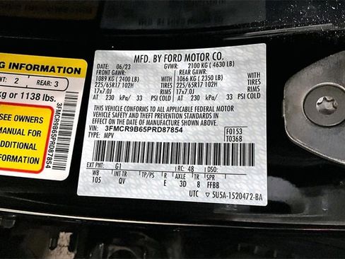 Certified 2023 Ford Bronco Sport Big Bend w/ Convenience Package image 17