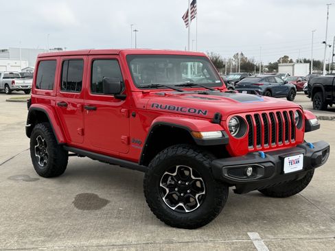 Used 2022 Jeep Wrangler Unlimited Rubicon 4xe w/ Cold Weather Group image 2
