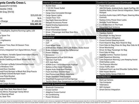 Used 2026 Toyota Corolla Cross L image 12