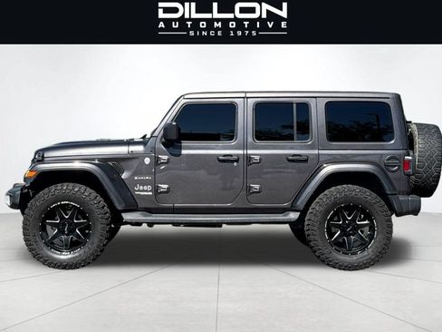 Used 2021 Jeep Wrangler Unlimited Sahara w/ Uconnect 4C Nav & Sound Group AWD/4WD image 7