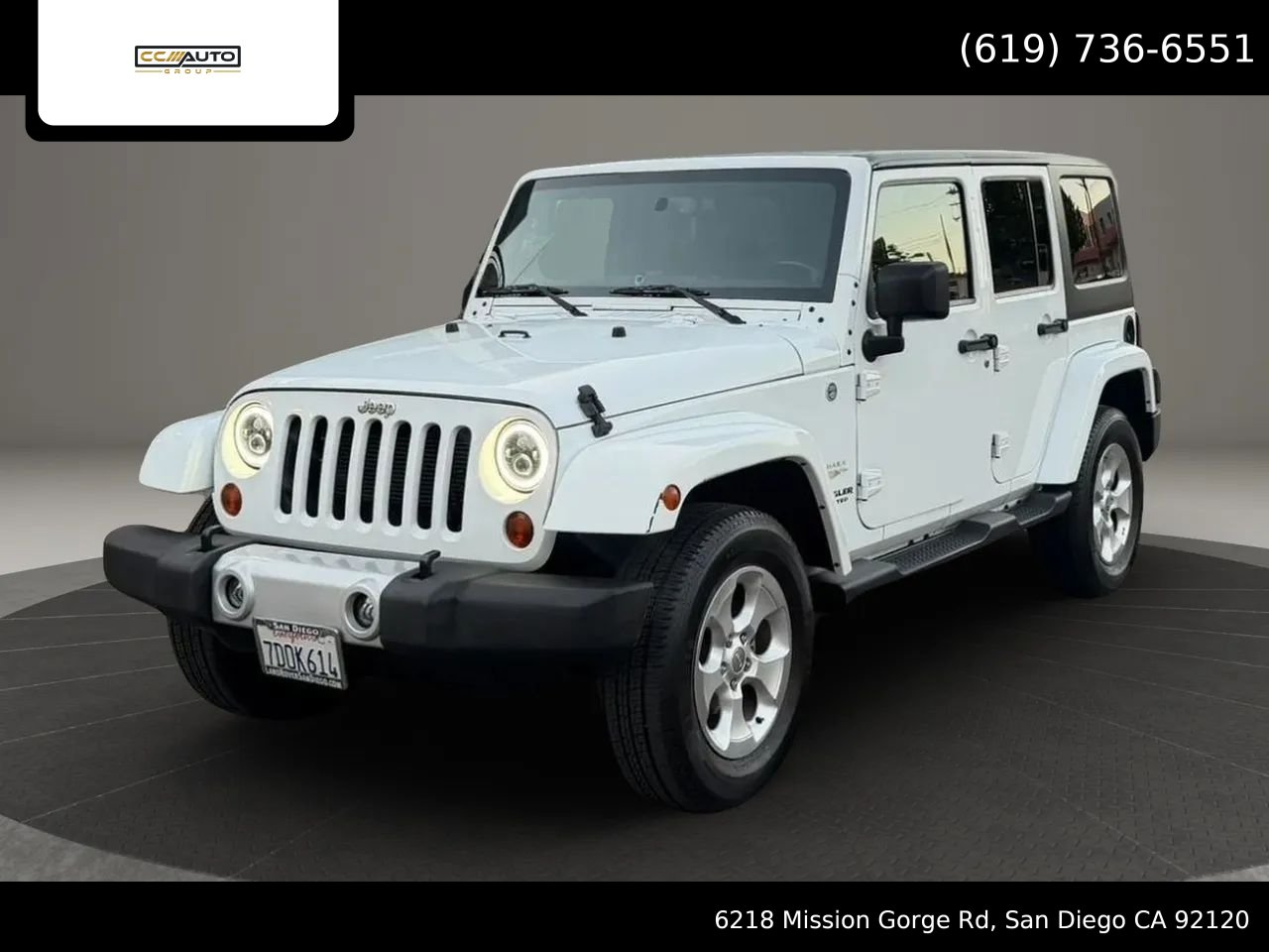Used 2013 Jeep Wrangler Unlimited Sahara w/ Connectivity Group AWD/4WD image 1