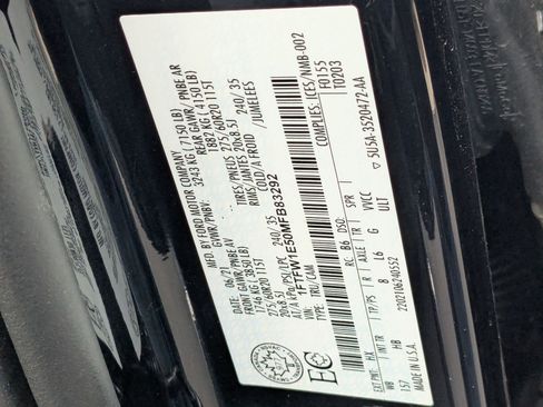 Used 2021 Ford F150 Lariat w/ Equipment Group 502A High AWD/4WD image 35