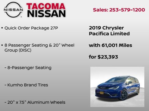 Used 2019 Chrysler Pacifica Limited image 6