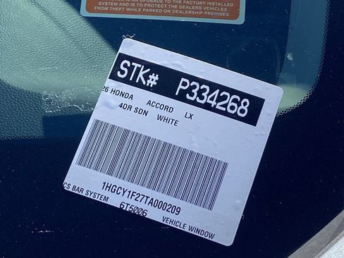 Used 2026 Honda Accord LX image 37