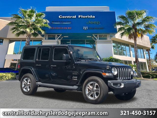 Used 2021 Jeep Wrangler Unlimited Sahara AWD/4WD image 1