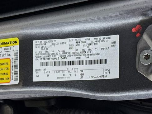 Certified 2023 Ford Ranger XLT w/ Equipment Group 301A Mid image 29