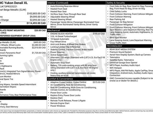 Used 2023 GMC Yukon XL Denali AWD/4WD image 7
