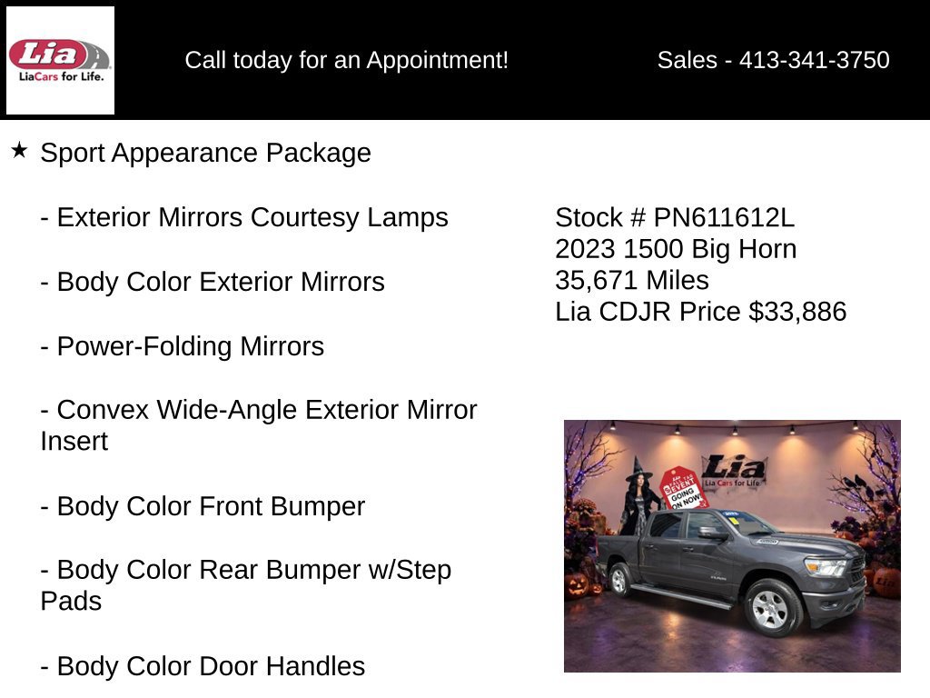Certified 2023 RAM 1500 Big Horn AWD/4WD image 31