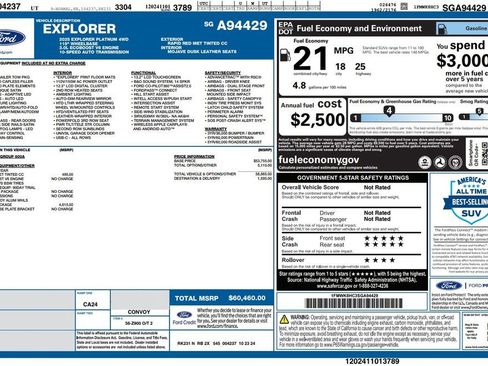 Used 2025 Ford Explorer Platinum w/ Ultimate Package image 4