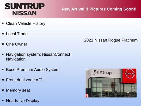 Used 2021 Nissan Rogue Platinum image 3