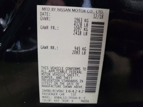 Used 2019 Nissan Altima 2.5 SR FWD image 33