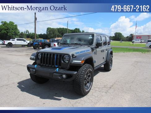 Used 2021 Jeep Wrangler Unlimited Rubicon 4xe w/ Steel Bumper Group AWD/4WD image 3